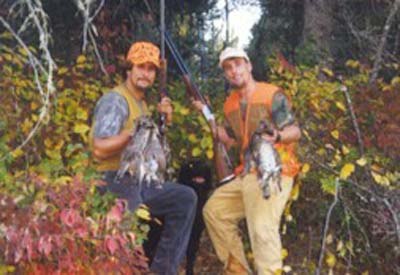 Grouse Hunting Lake of the woods Ontario Lecuyer Lodge